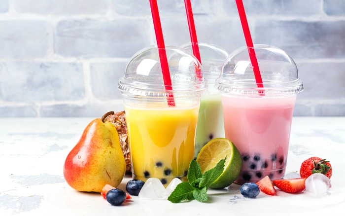 Ly nhựa đựng trà sữa, nước ép, trà tắc